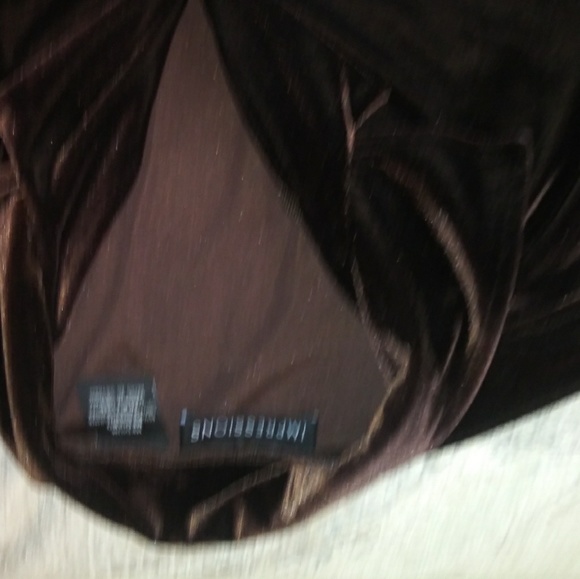 Velveteen long sleeved blouse - Picture 2 of 2